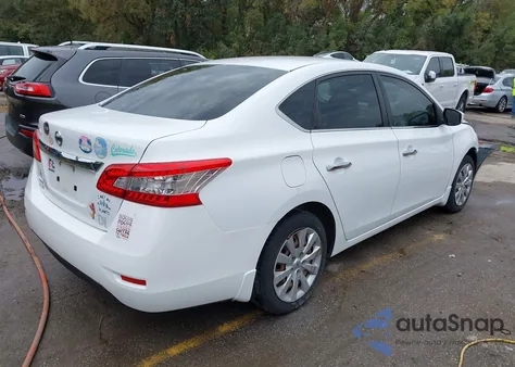 2015 Nissan Sentra S из США, поврежденный, VIN 3N1AB7AP3FY284552
